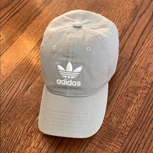 Gray adidas baseball hat